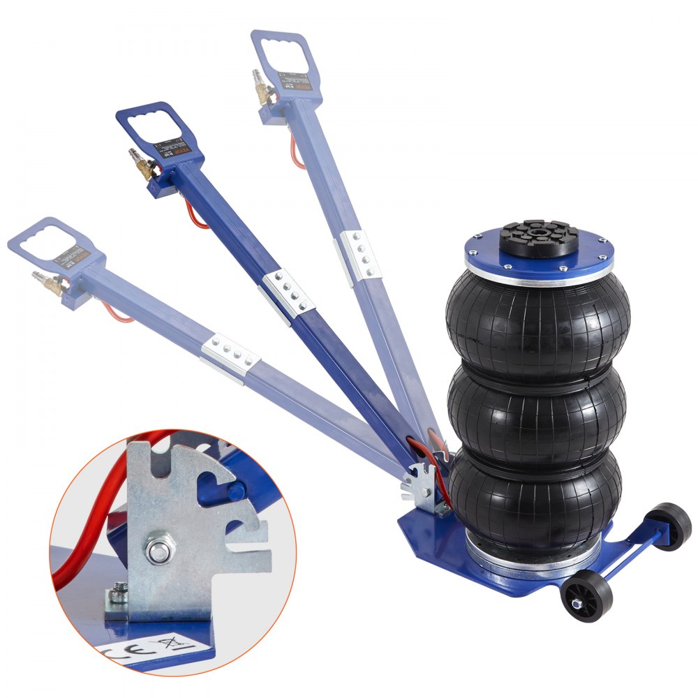 Triple Bag Air Jack 3 Ton/6600 lbs Pneumatic Jack