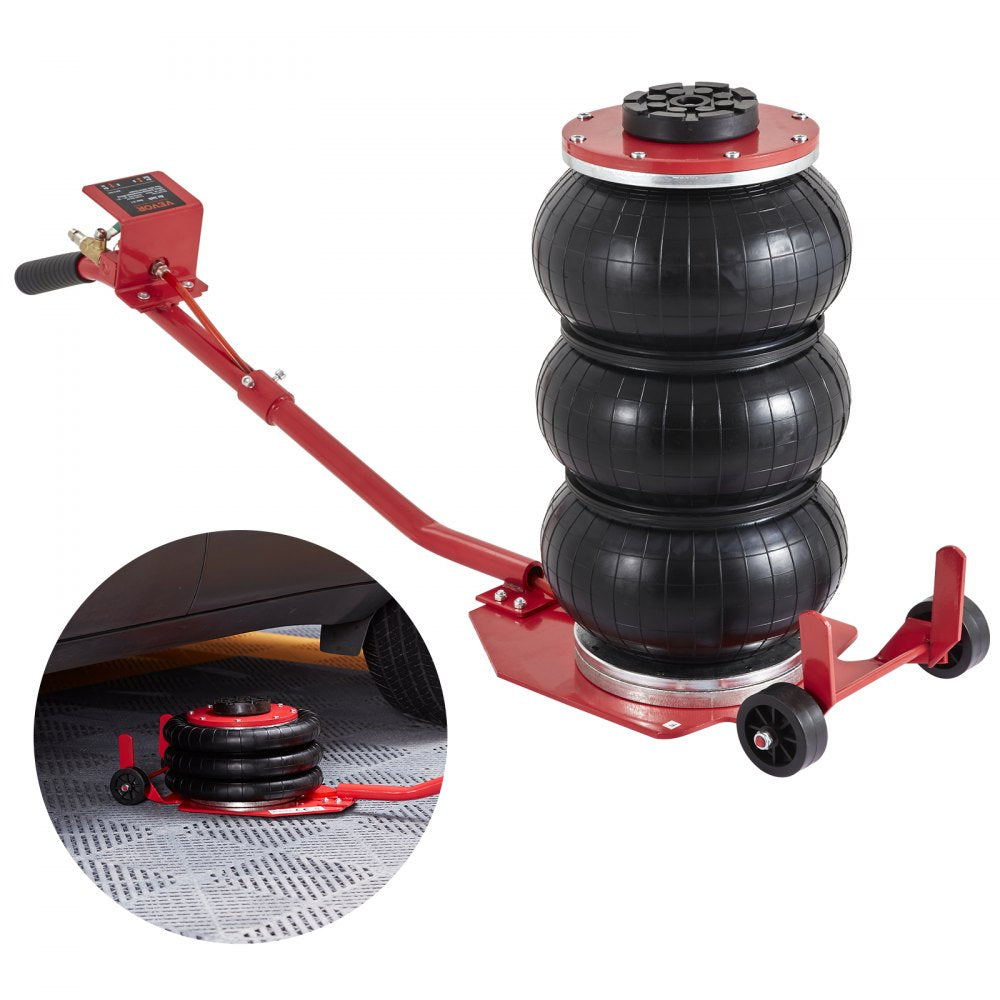 Triple Bag Air Jack 3 Ton/6600 lbs Pneumatic Jack